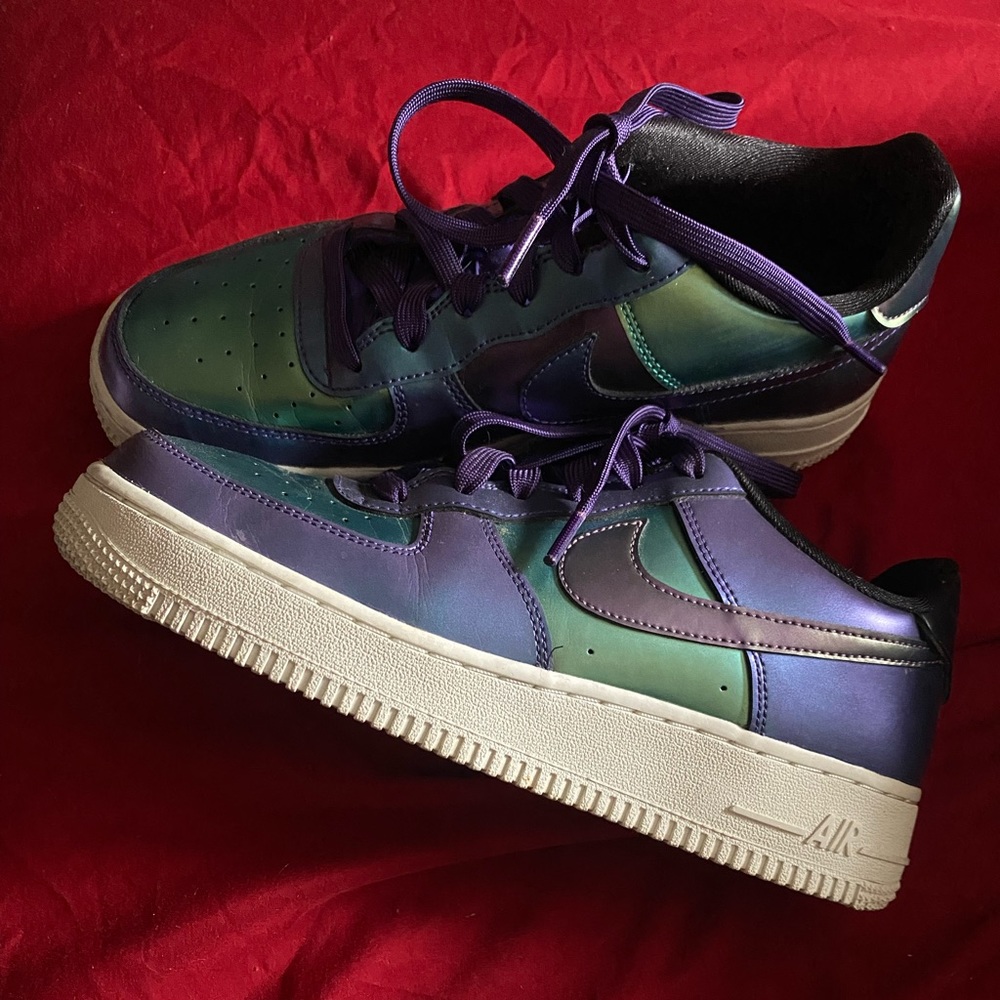 Nike Air Force 1 Purple Colorshift-7Y